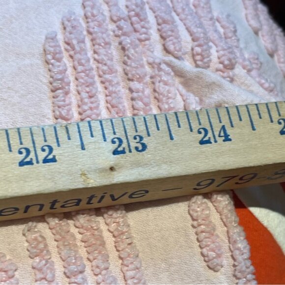 Vintage handmade chenille sweatshirt with side pockets M - Picture 8 of 14